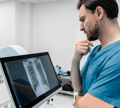 Рентген грудного отдела позвоночника